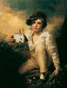 Sir Henry Raeburn Henry - Boy and Rabbit Spain oil painting artist
